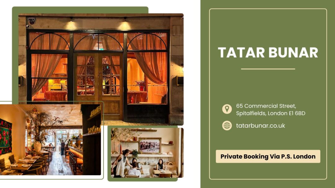 Private Dining Rooms East London - Tatar Bunar