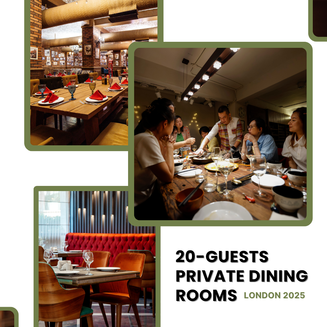 private dining london 20 guests